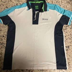 Hugo Boss Zip up Polo Shirt